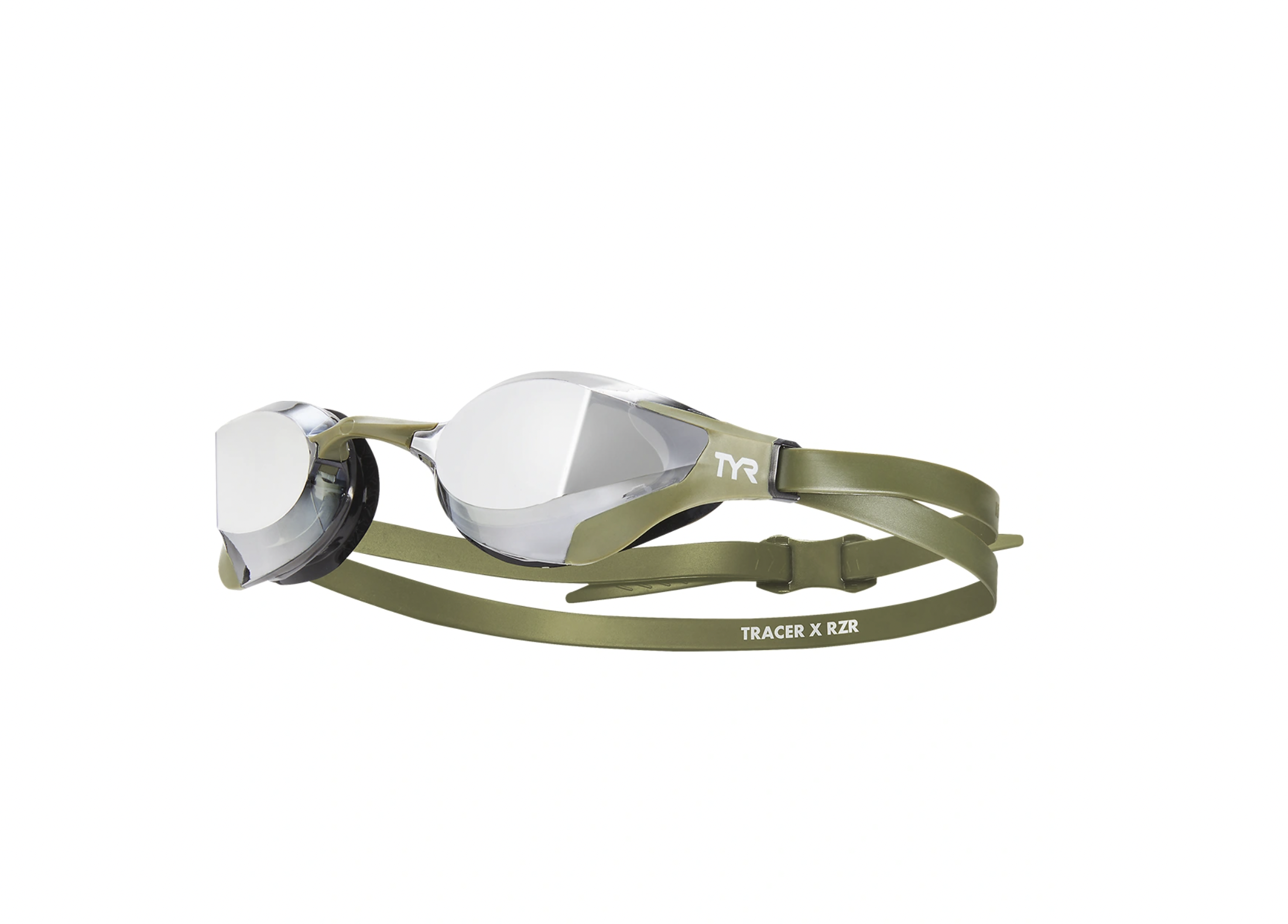 TYR Tracer-X RZR Mirrored Racing Goggles | Bodyline Swim Shop