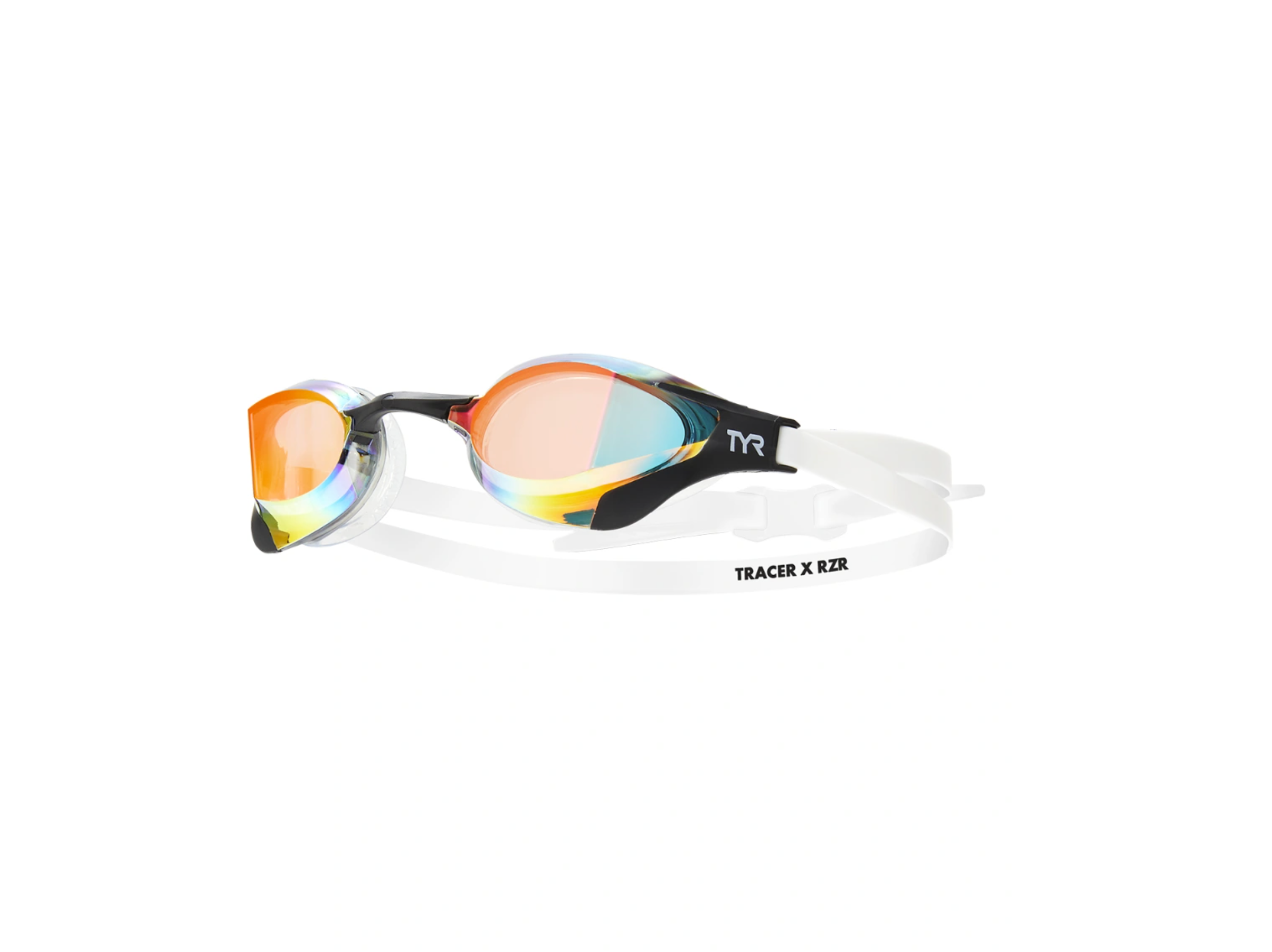 TYR Tracer-X RZR Mirrored Racing Goggles | Bodyline Swim Shop